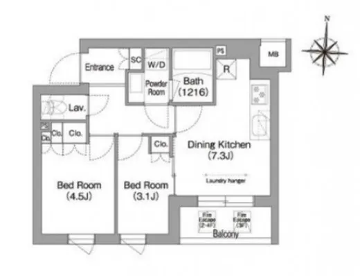 コンフォリア・リヴ南品川 326