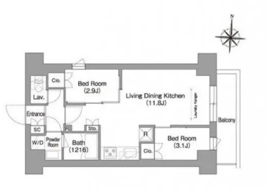 コンフォリア・リヴ南品川 903