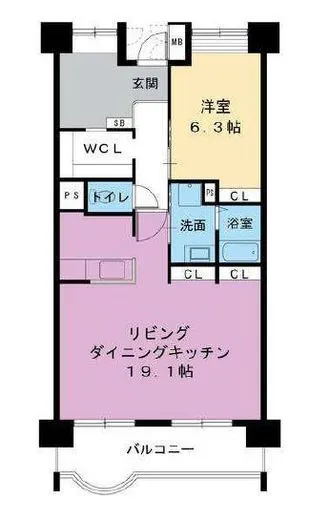 ビレッジハウス潮見タワー 1-101