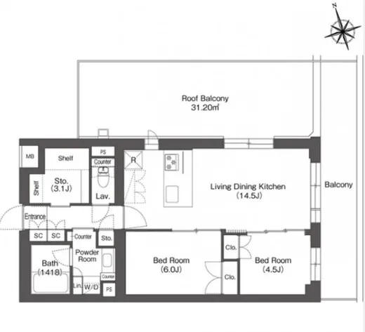 ルーウェ東大泉 415
