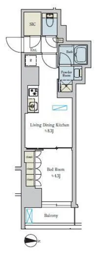 Brillia ist 池尻大橋 421