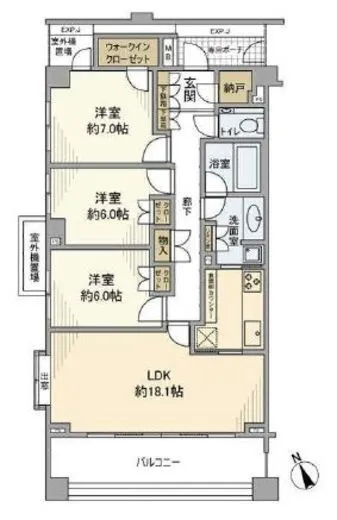 パークハウス用賀コートレジデンス 2階