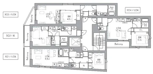 グランデュオ品川中延 (Gran Duo Shinagawanakanobu) 303