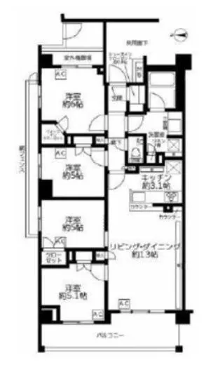 ザ・パークハウス上石神井レジデンス 1階 83.61㎡