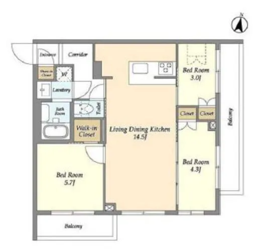 アジールコート練馬中村橋 221