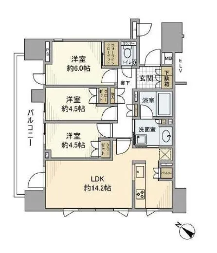 クレヴィア茗荷谷　文京の丘 15階 68㎡