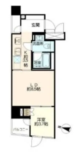 エストグランディールＣＡＲＯ赤坂 5階