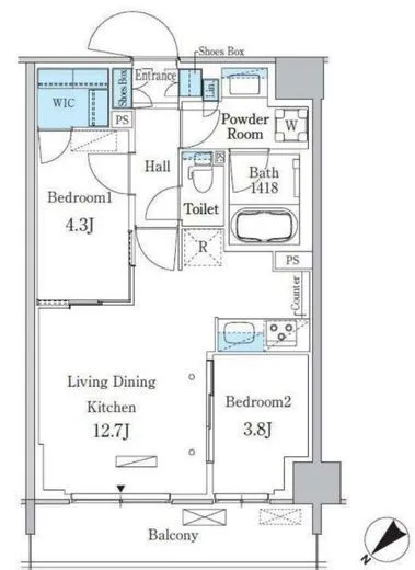 パークアクシス品川南大井パークフロント 603