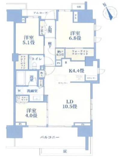 シティハウス東池袋 5階