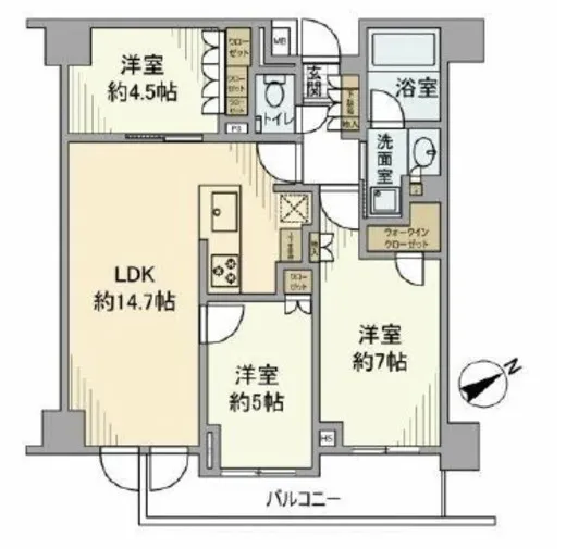 オープンレジデンシア代々木公園 4階 65.06㎡