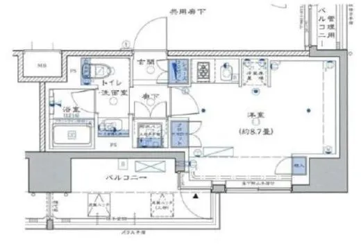 リビオレゾン勝どきnex 2階