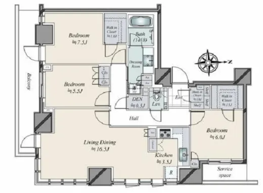 パークコート乃木坂ザタワー 10階