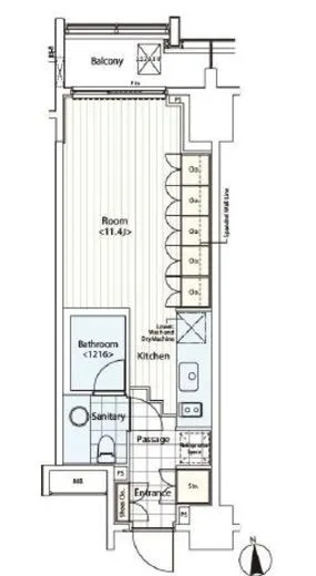 カスタリア麻布十番Ⅱ 505