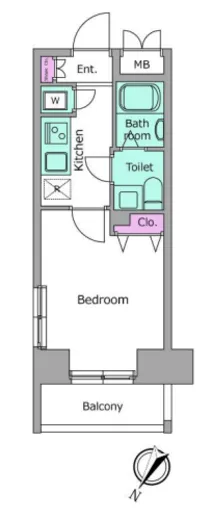 レジディア日本橋人形町Ⅱ 1205