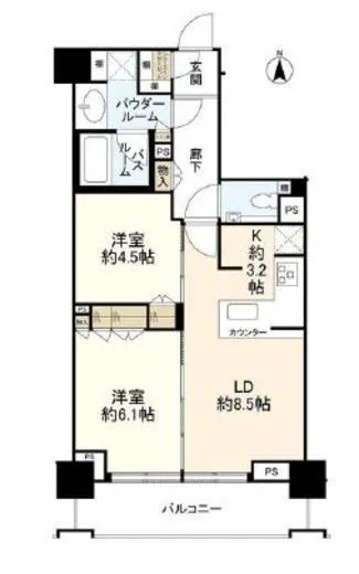 シティハウス中野レジデンス 1階 55.93㎡
