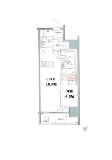 サンウッド東日本橋フラッツ 11階 39.93㎡