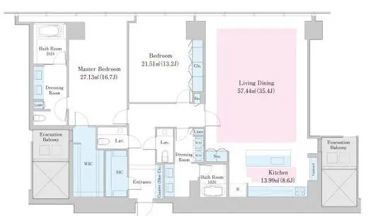 セントラルパークタワー・ラ・トゥール新宿ファースト 3303