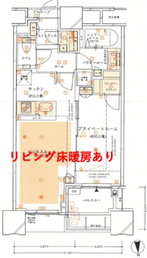 ドゥ・トゥール 50階 54.31㎡