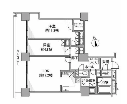 コスモポリス品川 30階 85.82㎡