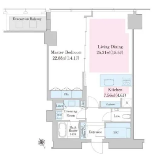 セントラルパークタワー・ラ・トゥール新宿ファースト 3201