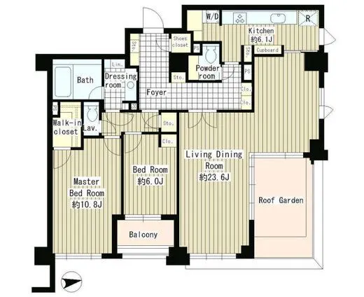 麻布霞町パークマンション 6階