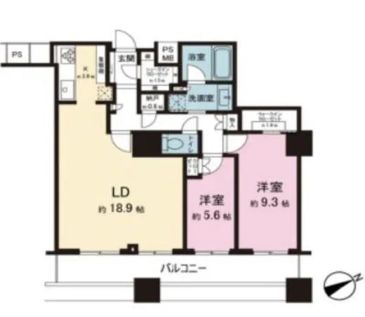 ザ・パークハウス西新宿タワー６０ 52階 89.86㎡