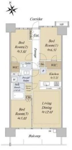 シティテラス板橋蓮根 8階