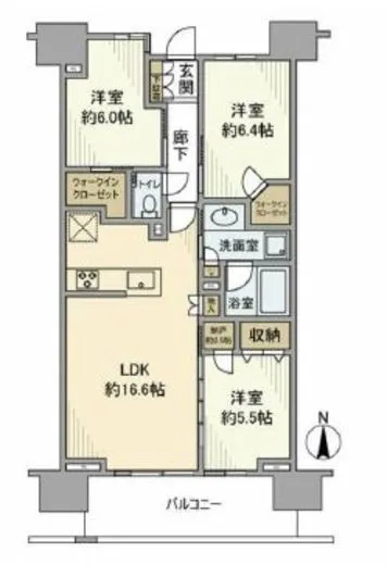 プラウドタワー清澄白河 6階