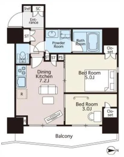 パルタージュ隅田川テラス 406