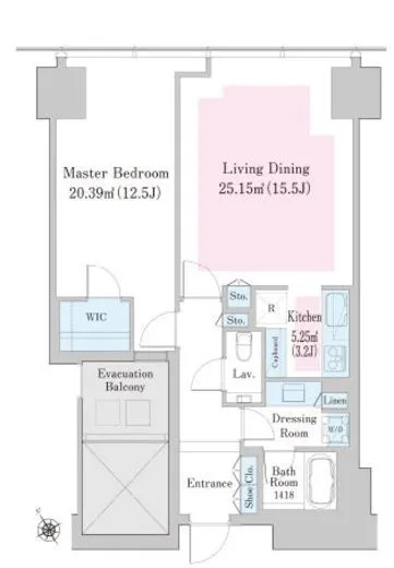 セントラルパークタワー・ラ・トゥール新宿ファースト 2107