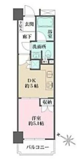 サージュ赤坂 4階 27.86㎡