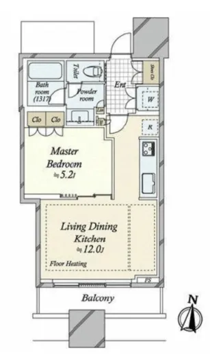 パークコート渋谷ザタワー 20階 40.01㎡
