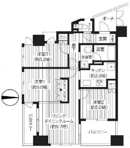 コスモ白金シティフォルム 9階