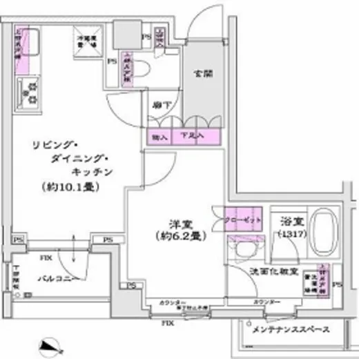 パークハウス中目黒 1階