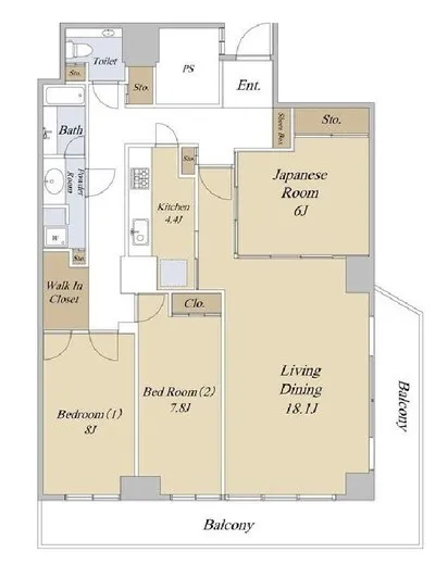 恵比寿ガーデンテラス壱番館 8階