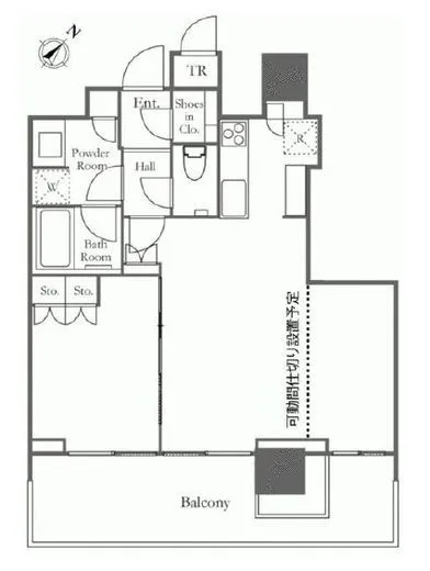 ＴＨＥ　ＣＯＵＲＴ神宮外苑 4階 56.15㎡