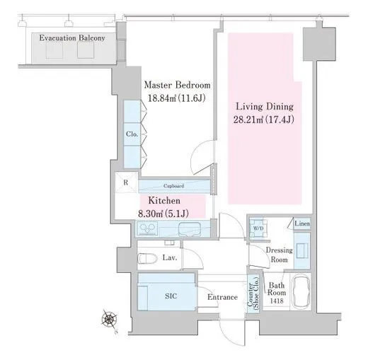 セントラルパークタワー・ラ・トゥール新宿ファースト 2601