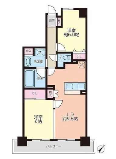 ナイスアーバン新中野 4階 55.97㎡