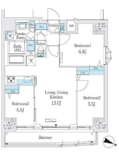 プライムブリス板橋本町 801