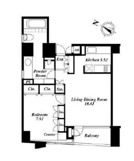 M・TOWER 3階 54.79㎡