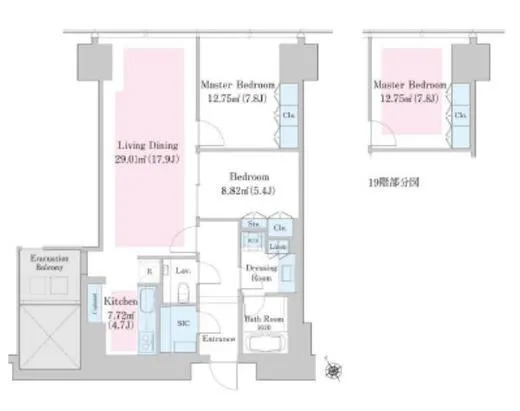 セントラルパークタワー・ラ・トゥール新宿ファースト 1909