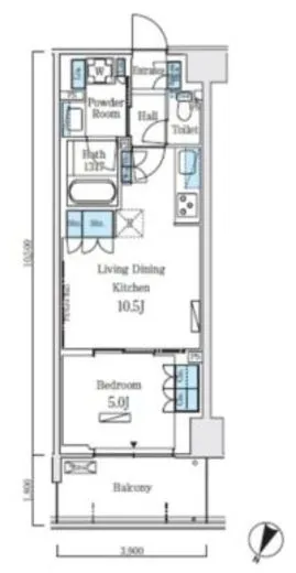 ロイヤルパークス赤羽ノース 416