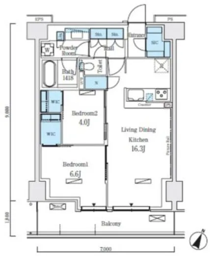ロイヤルパークス赤羽ノース 911