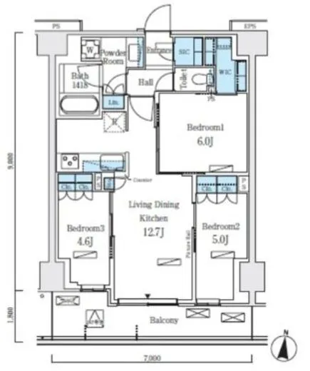 ロイヤルパークス赤羽ノース 454