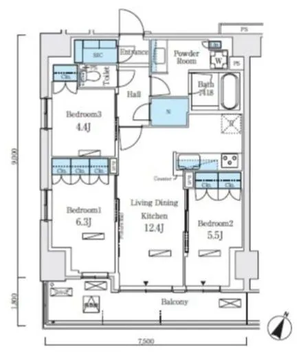 ロイヤルパークス赤羽ノース 556