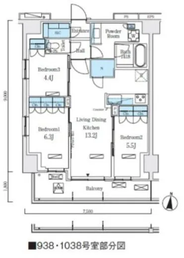 ロイヤルパークス赤羽ノース 915