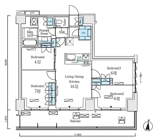 ロイヤルパークス赤羽ノース 551