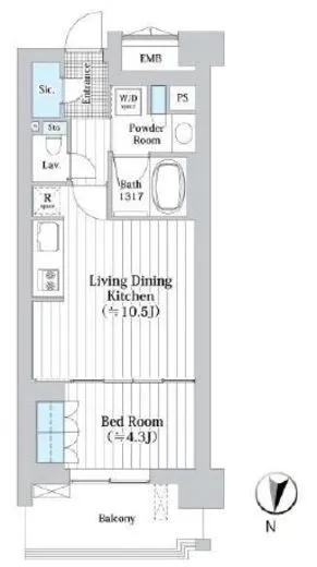 アビティグランデ砧 22階 39.07㎡