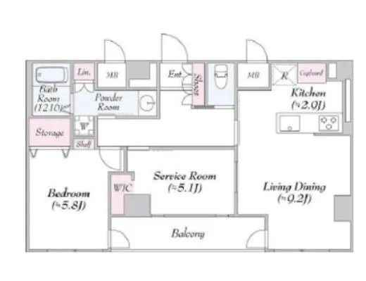 ヴァンテ・アン神楽坂 801