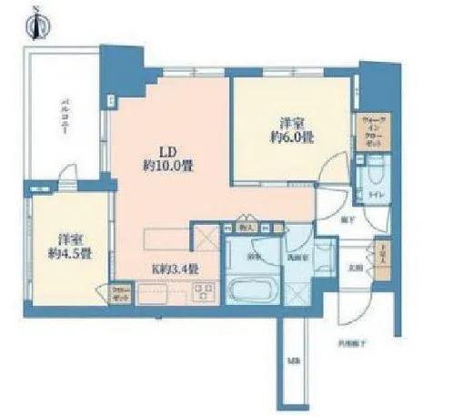 シティハウス浅草橋 14階 54.65㎡